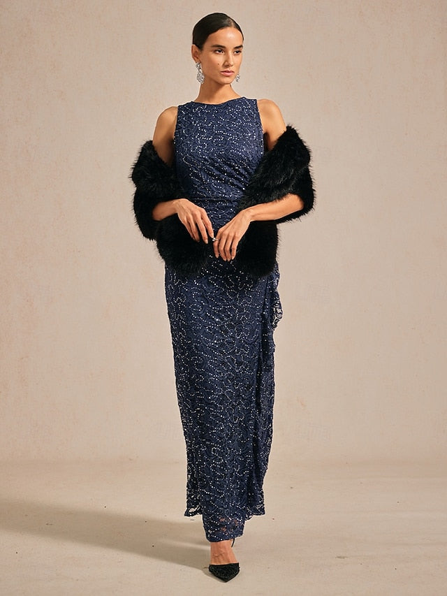 Women's Sequins Maxi Dress Sheath Dress Elegant Party