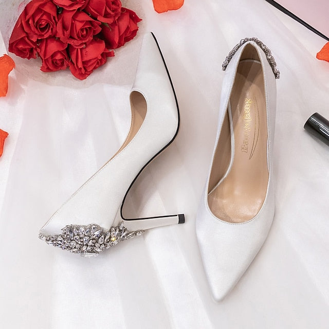 Bridal Wedding Bridesmaid Women's Pumps Shoes Office