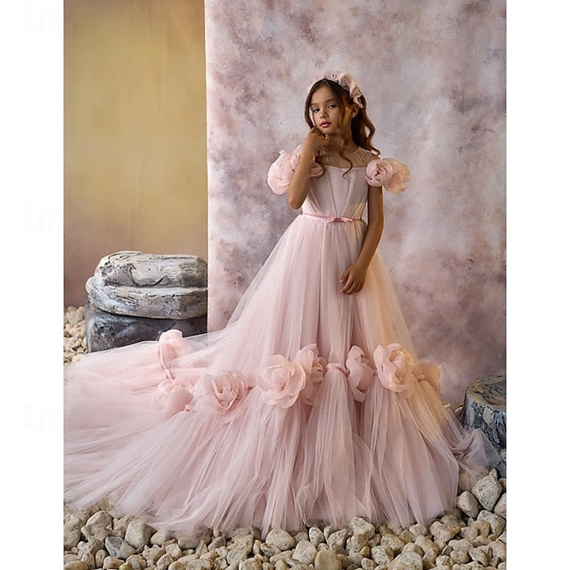 First Flower Girl Communion Party Girls' Dress