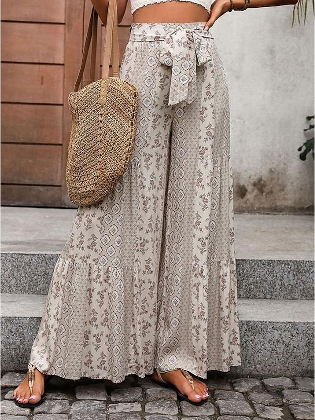 Women's Pants Trousers Fashion Streetwear Full Length High