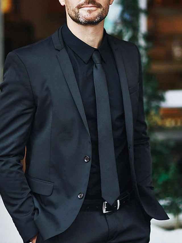 and Zip - Pre-Tied Classic Stripes Men's Ties Narrow