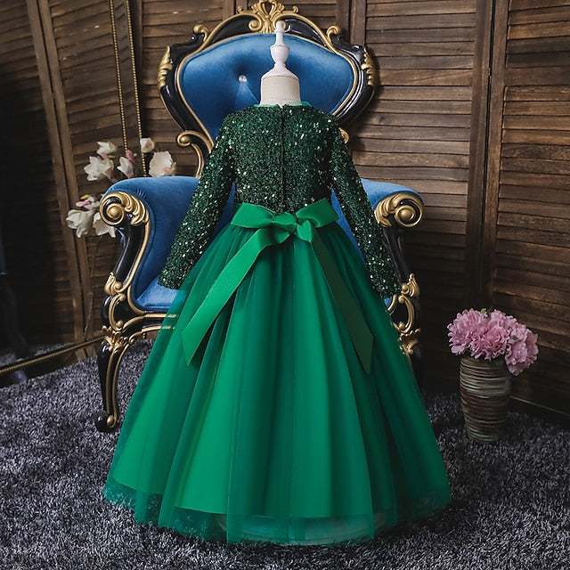 Flower Party Dress Performance Girl Girls'