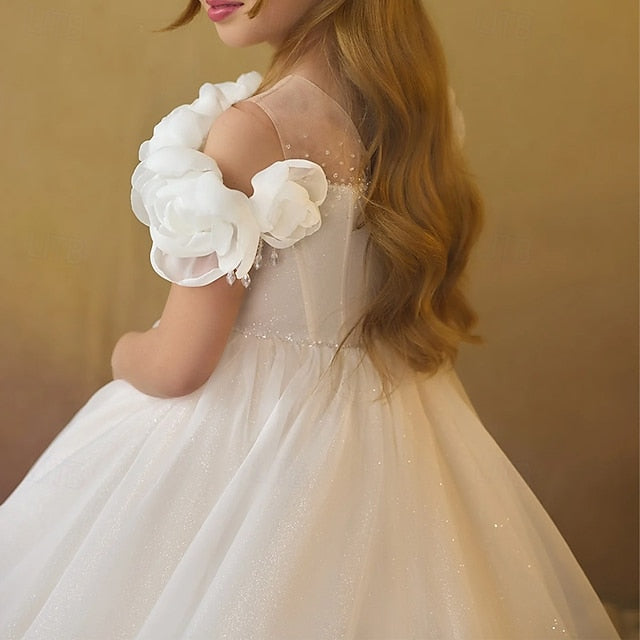 Dress Girls' Communion Girl First Formal Flower