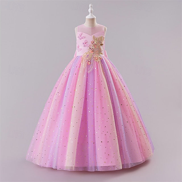 Kid's Girl Flower Princess Girls' Dress