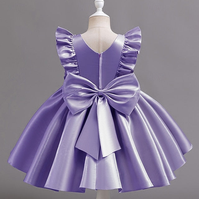 Girls' Toddler Sleeveless Wedding Dress Floral Party