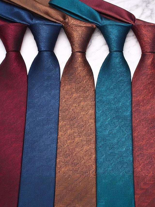 Herringbone Christmas – Tie Stylish Men's Polyester