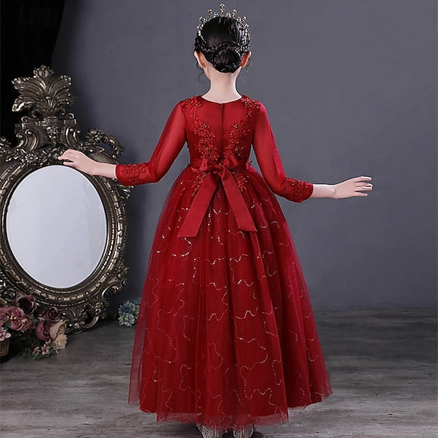 Flower Girl Girls' Kid's Princess Dress