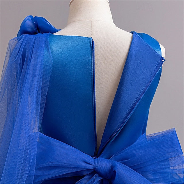 Cosplay Party Color Dress Solid Girls' Kids