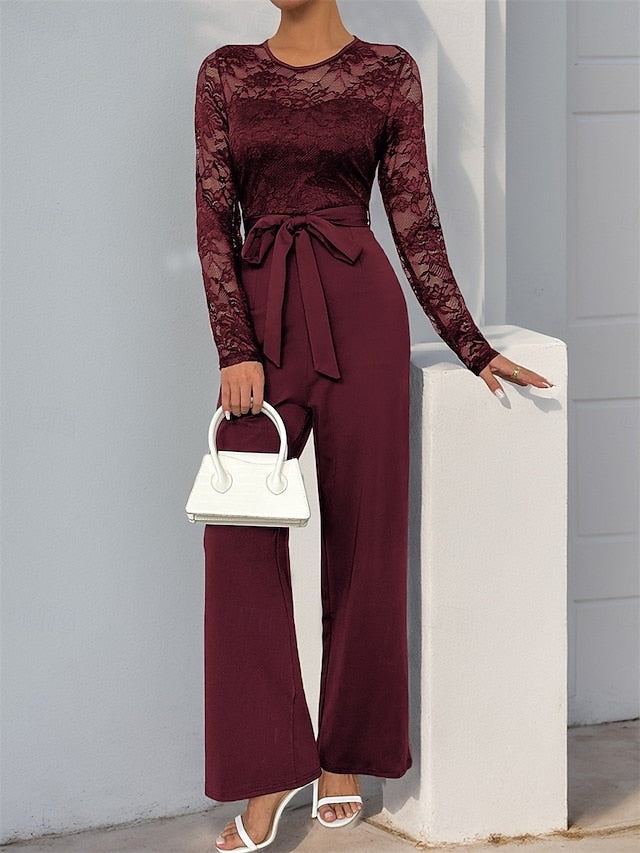 Elegant / Pantsuit of Jewel the Mother Casual Bride Jumpsuit
