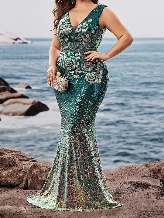 Trumpet Sheath / Mermaid Gown Evening Column