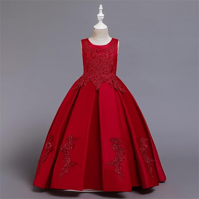 Party Gown Evening Girls' Flower Girl Dress