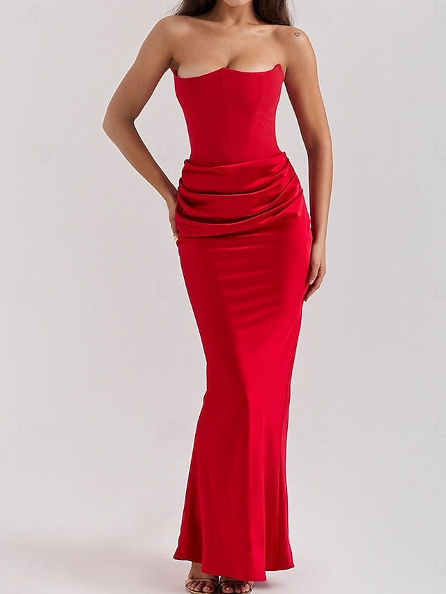 Mermaid / Trumpet Floor Length Prom Dresses Evening Gown