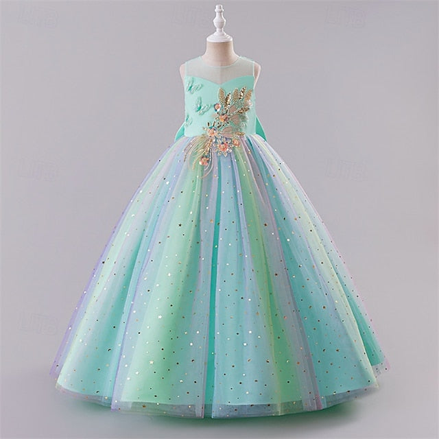 Kid's Girl Flower Princess Girls' Dress