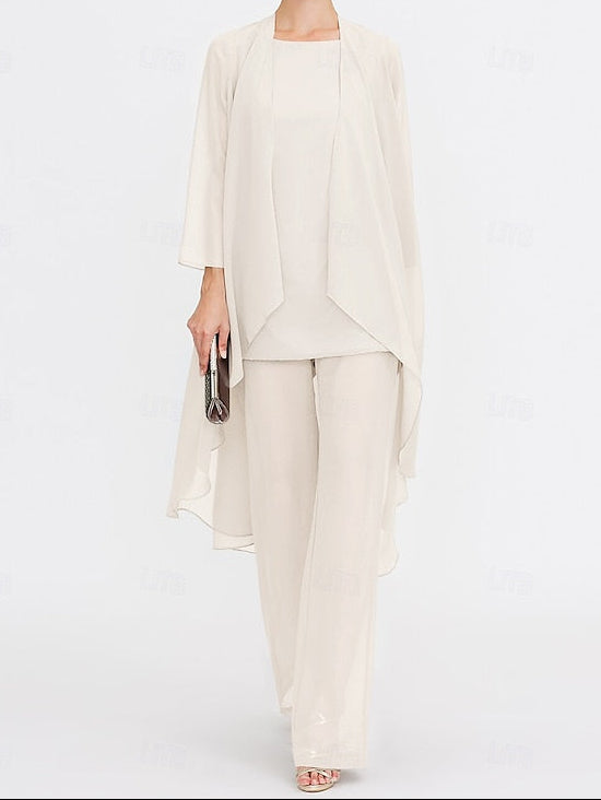 Piece Bride Mother 3 the Wedding Pantsuit of Beach