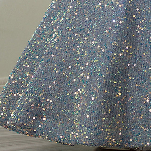 Gown Girl Dress Flower Party Girls' Evening