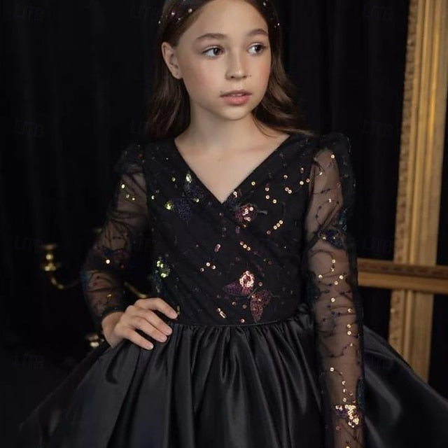 Kids First Girls' Flower Communion Party Dress Girl