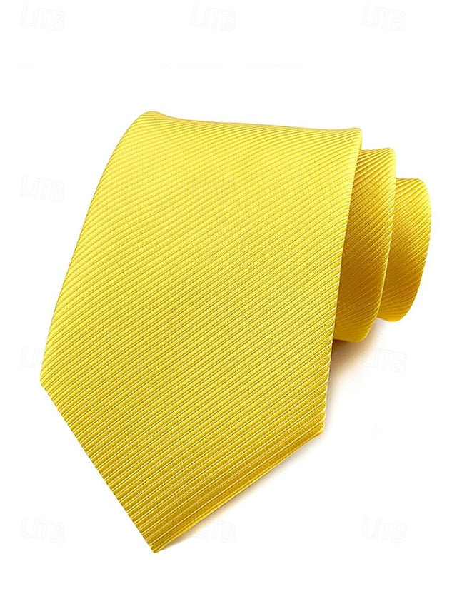 tie striped satin Men's