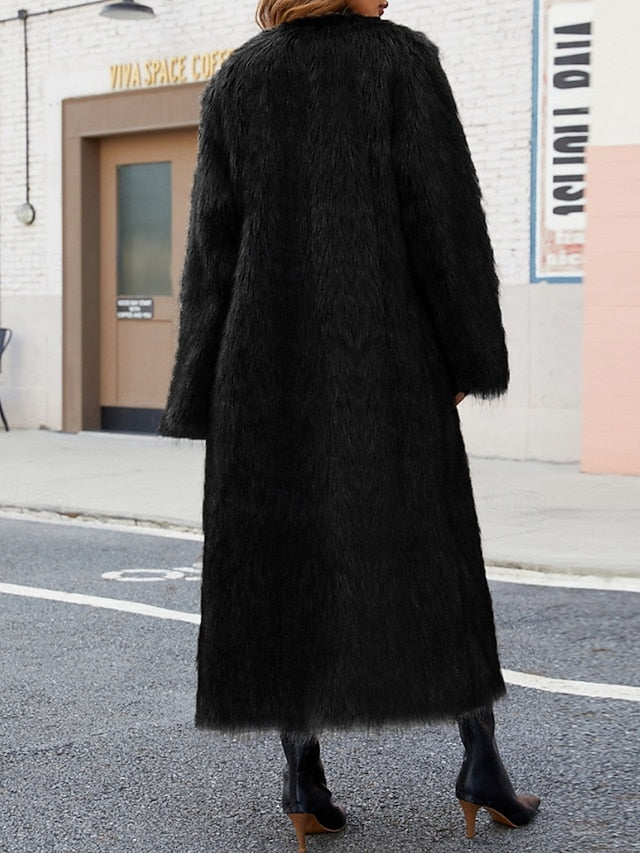 Coat Women's Furs Warm Faux Fur Comfortable