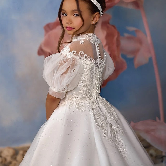 Girl Party Communion Flower First Dress Girls'