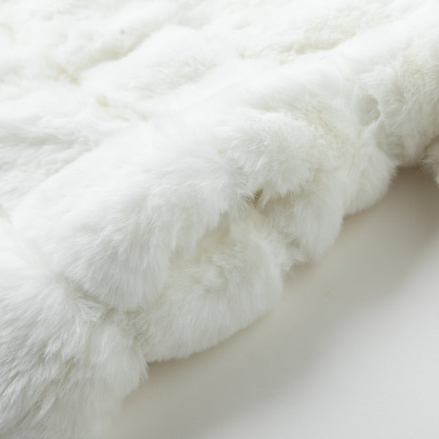 Fur Women's Active Street Elegant Coat Comfortable Faux