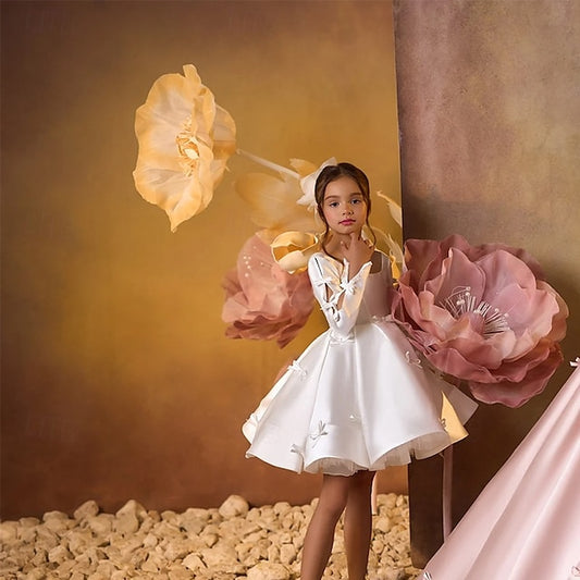 Party Girl Girls' Kids Dress Communion Flower First