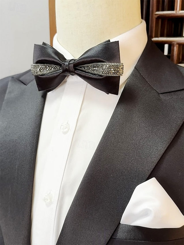 Red Men's Tie – Christmas Bow