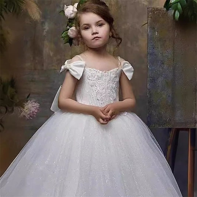 Girls' Flower Princess Dress Girl Kid's