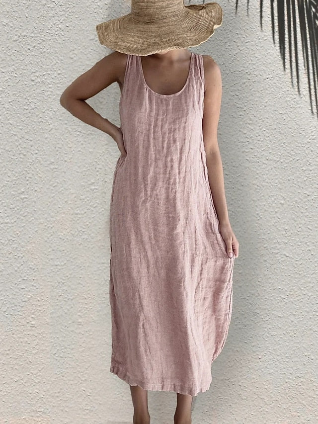 Women's Midi Dress Shift Dress Summer Dress Casual Daily