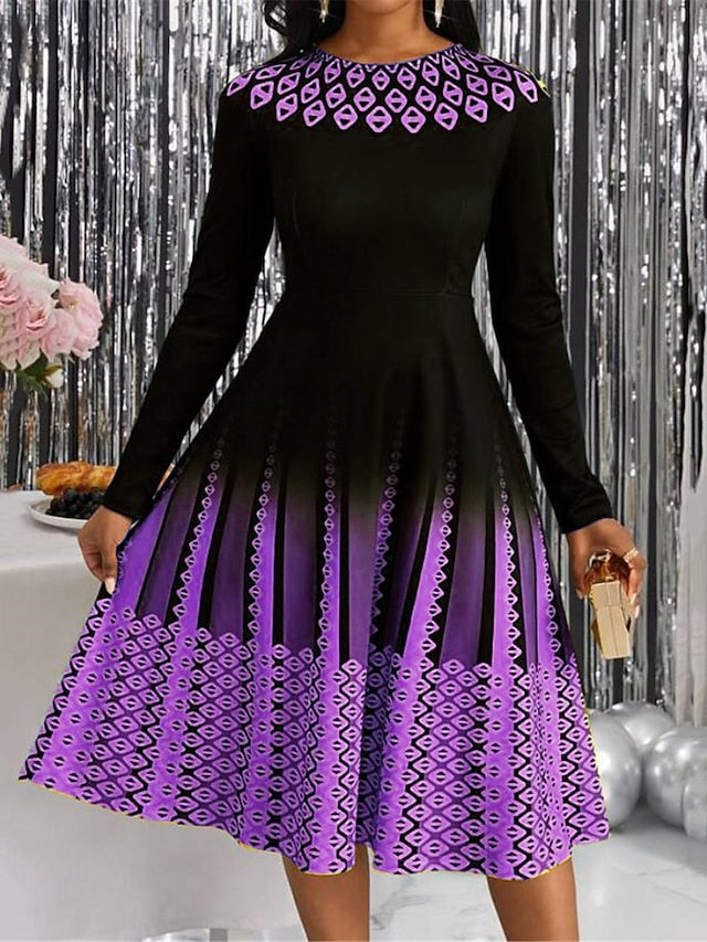 Women's Midi Dress A Line Dress Casual Dress Winter Dress