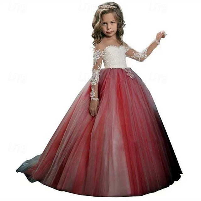 Dress Girl Flower Kid's Princess Girls'