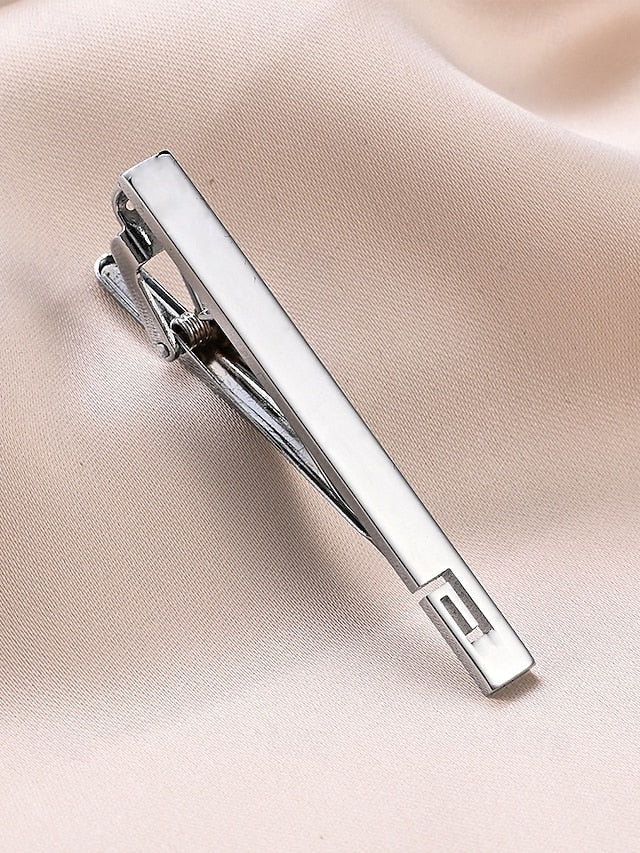 Men's Clip Metal Tie - Slim