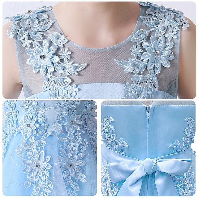 Princess Girl Girls' Kid's Flower Dress