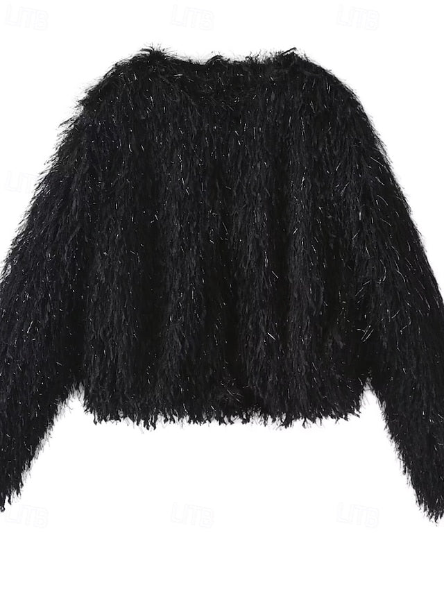 Coat Furs Comfortable Leathers Women's Faux Fur