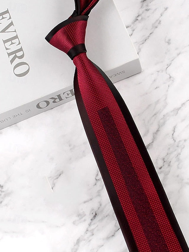Polyester Pattern with Necktie Classic Men's