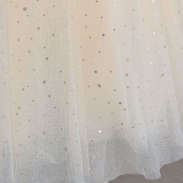 Solid Dress Flower Party Girl Color Girls' Kids Half