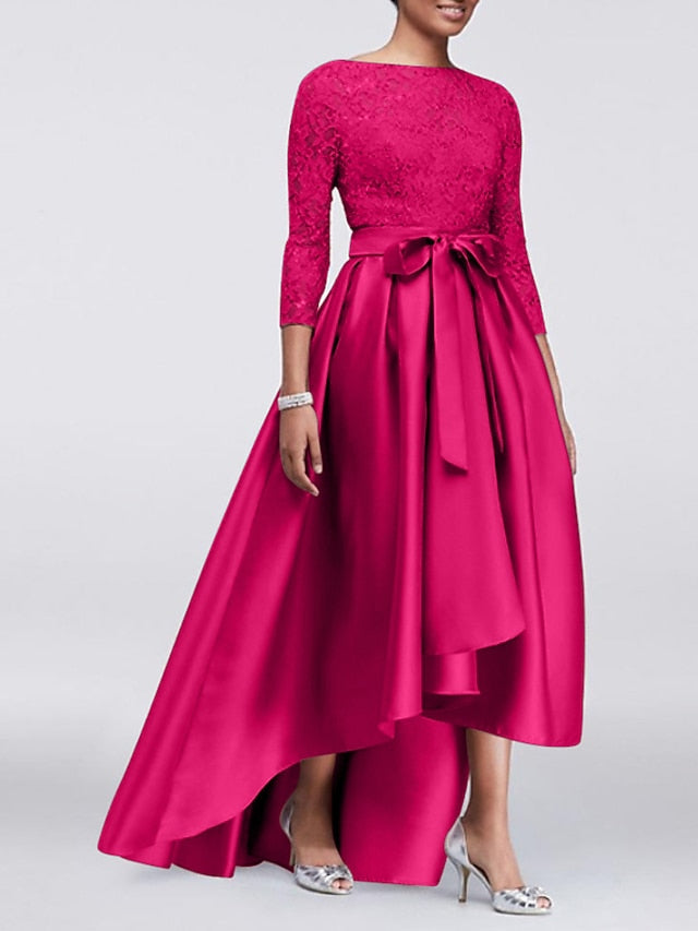 Size Elegant Bride Guest Mother Plus Dress the Wedding of A-Line