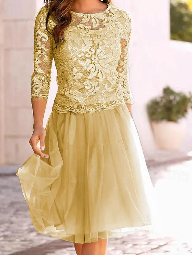 Beach of Bride the Wedding Mother Dress A-Line Guest