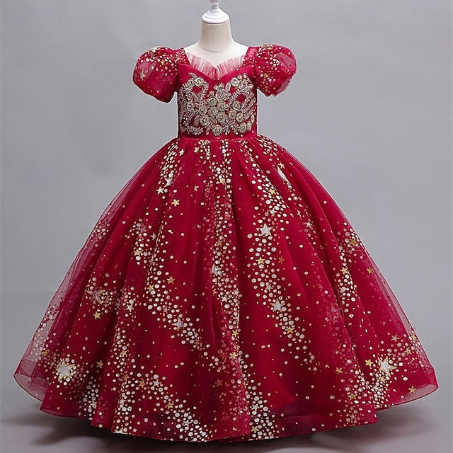 Flower Girl Princess Kid's Dress Girls'