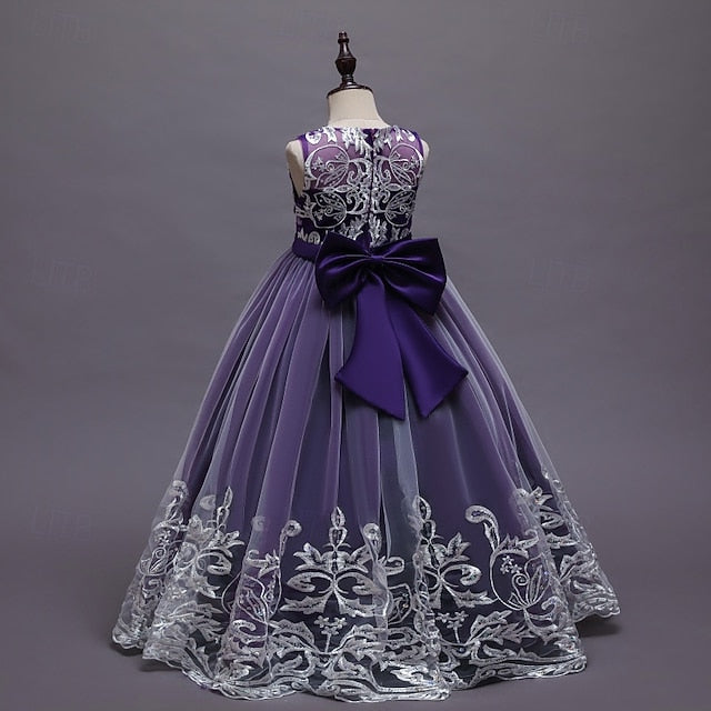 Princess Girl Girls' Flower Kid's Dress