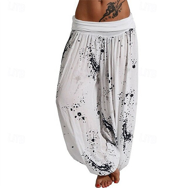 Women's Pants Trousers Palazzo Pants Fashion Boho Full