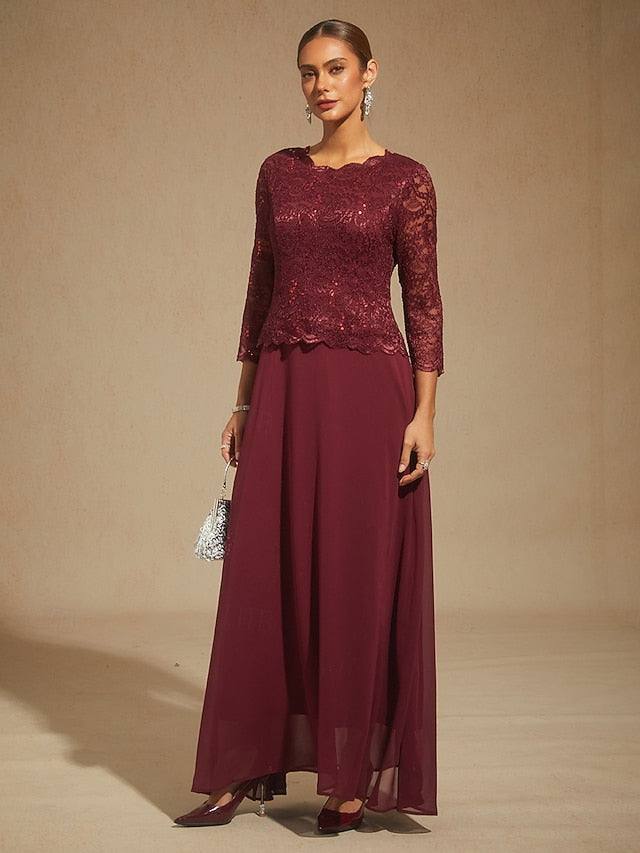 Women's Maxi Dress Chiffon Dress Elegant Wedding Guest