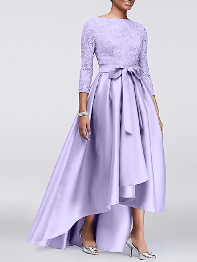 Size Elegant Bride Guest Mother Plus Dress the Wedding of A-Line