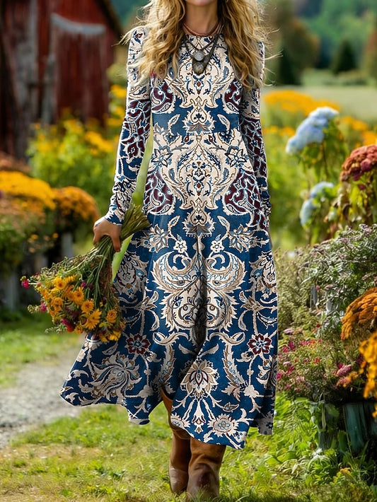 Women's Midi Dress A Line Dress Vacation Casual Daily