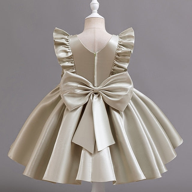 Girls' Toddler Sleeveless Wedding Dress Floral Party