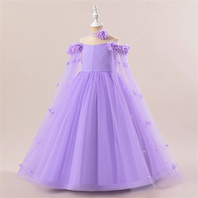 Girls' Flower Girl Dress Kid's Princess