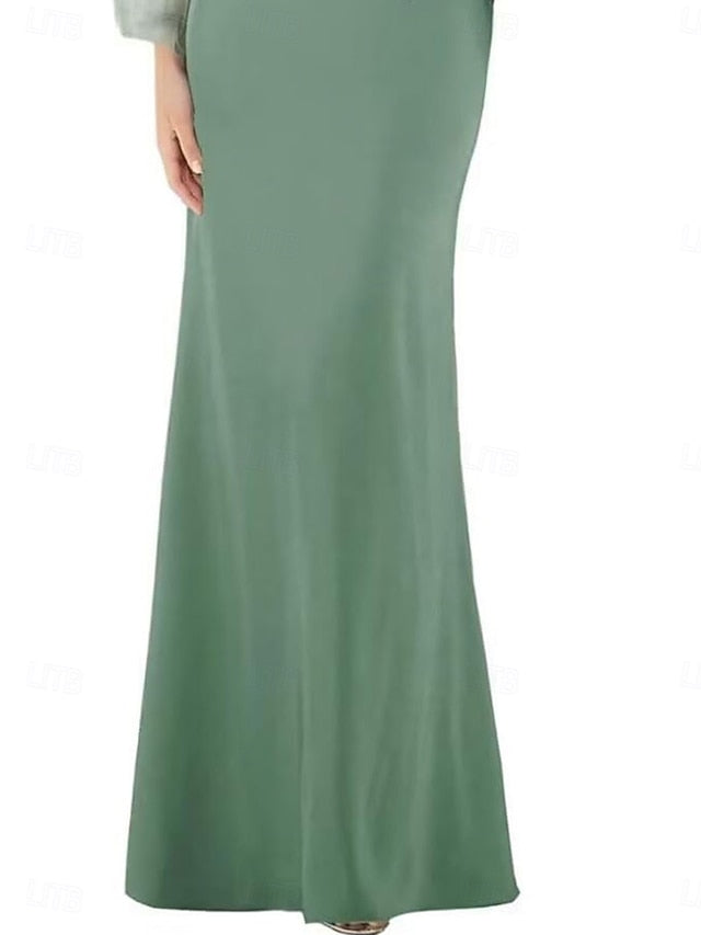 the Elegant Off Dress Mermaid Shoulder Bride Trumpet of / Mother