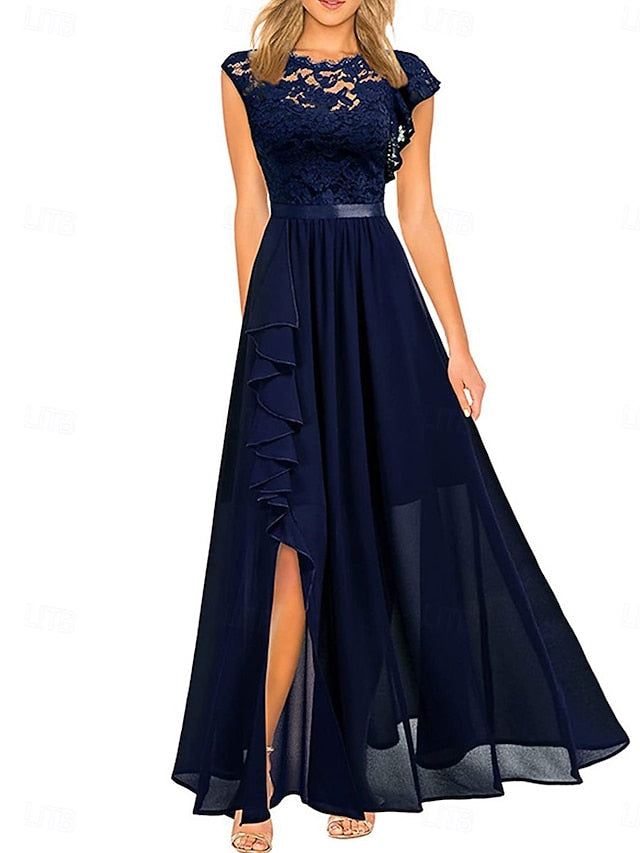 Bride Elegant Guest Casual Jewel Wedding of the Mother Dress