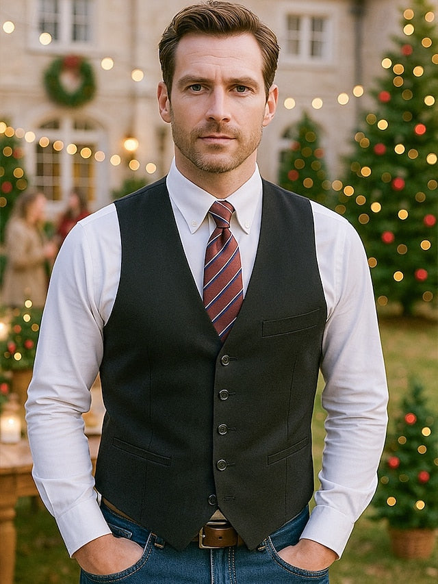 Striped Silk Tie Paisley and Classic Men's Necktie