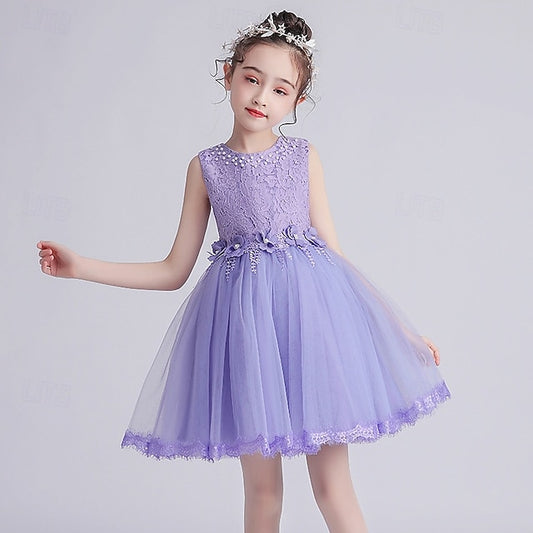 Dress Princess Kid's Girls' Girl Flower