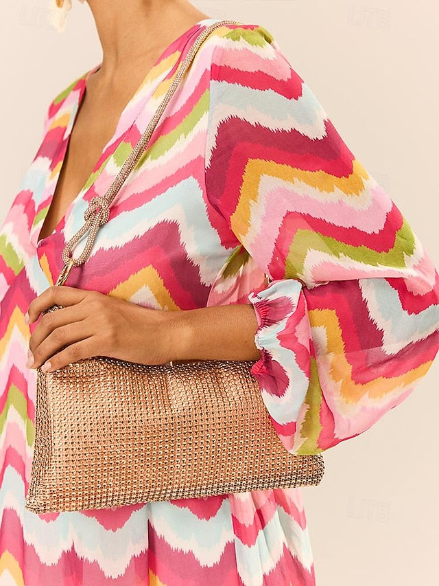 Elegant Evening Women's Shoulder Handbag – Bag Rhinestone